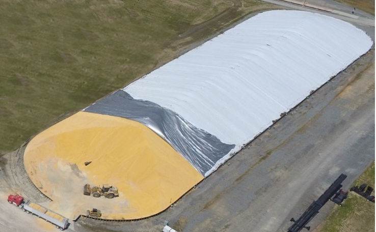 ground pile, steel building